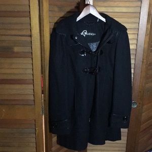 Guess black winter coat